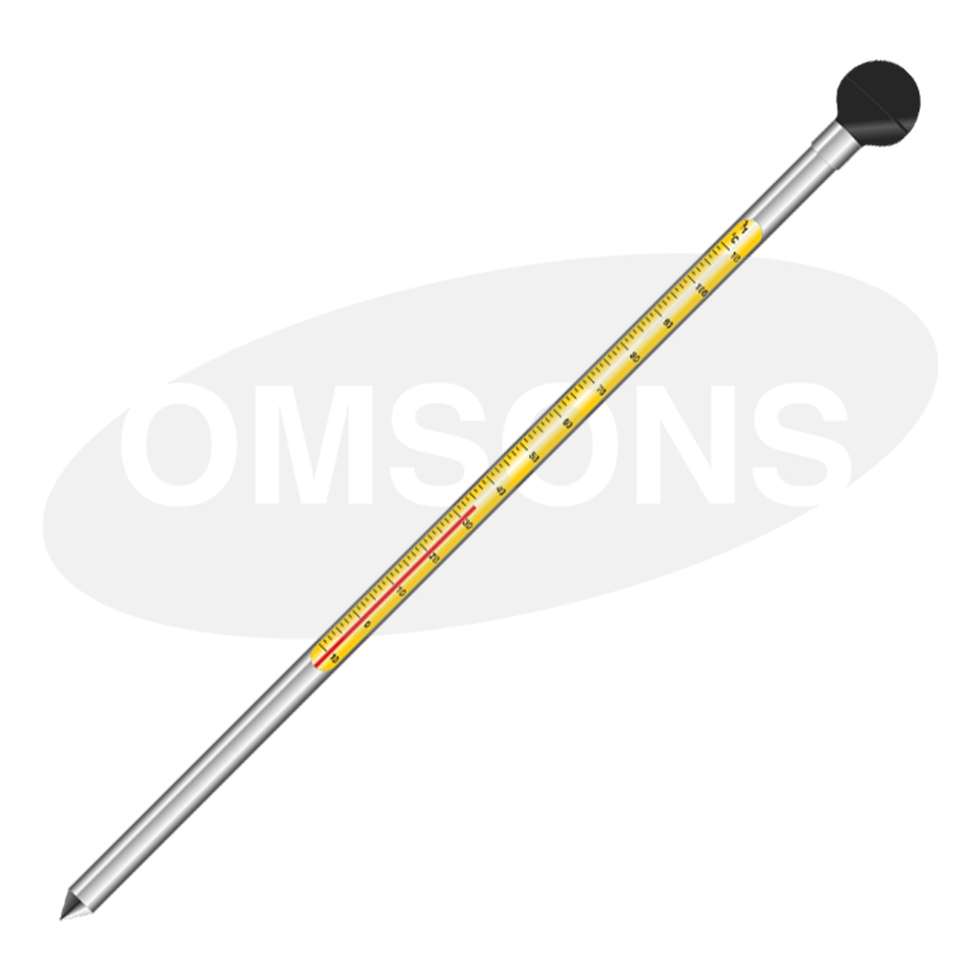 Omsons Soil Thermometer Brass Cone